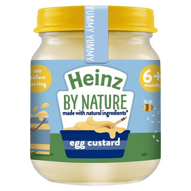 Heinz Egg Custard Baby Food Jar 6+ Months   120g GOODS M&S   