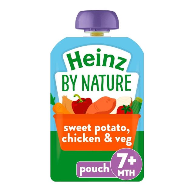 Heinz Sweet Potato Chicken & Veggies Pouch Baby Food 7+ Months    130g