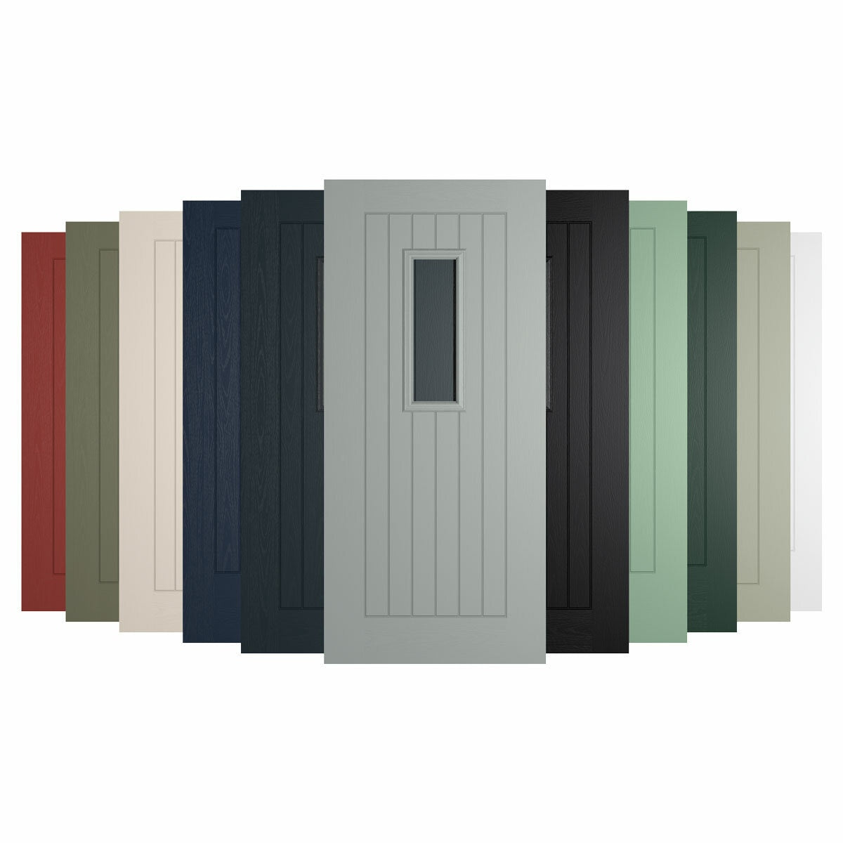 HomeFrame Milan 609 composite front door up to 1m, UK version