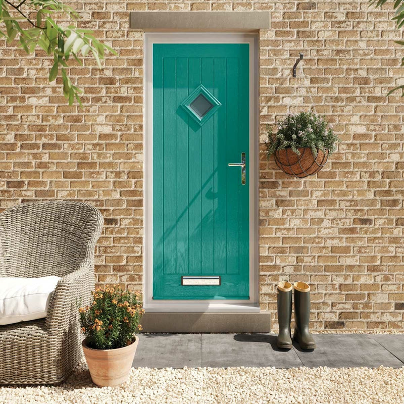 HomeFrame Oslo composite front door up to 1m (British brand)
