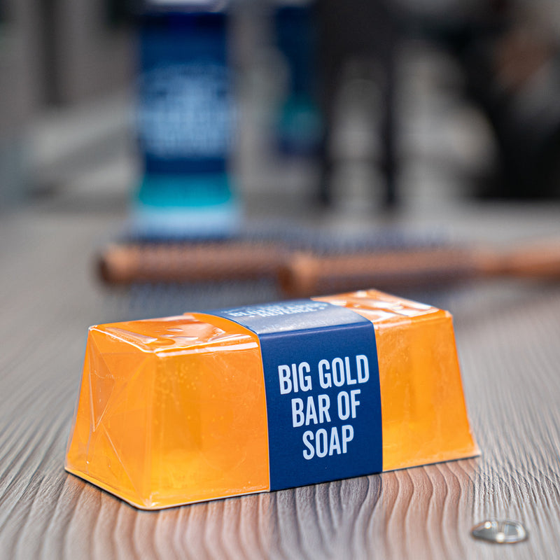 Bluebeards Revenge Big Gold Bar Soap 175g (British brand)