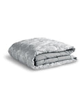 Tagesdecke von Catherine Lansfield aus silbernem Damastjacquard, UK-Version