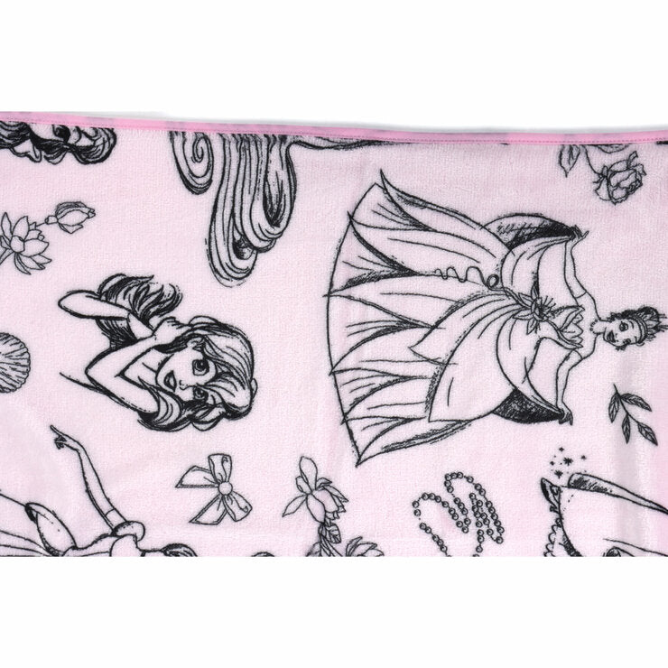Disney Princess blanket and cushion set pink (British brand)
