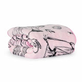 Disney Princess blanket and cushion set pink (British brand)