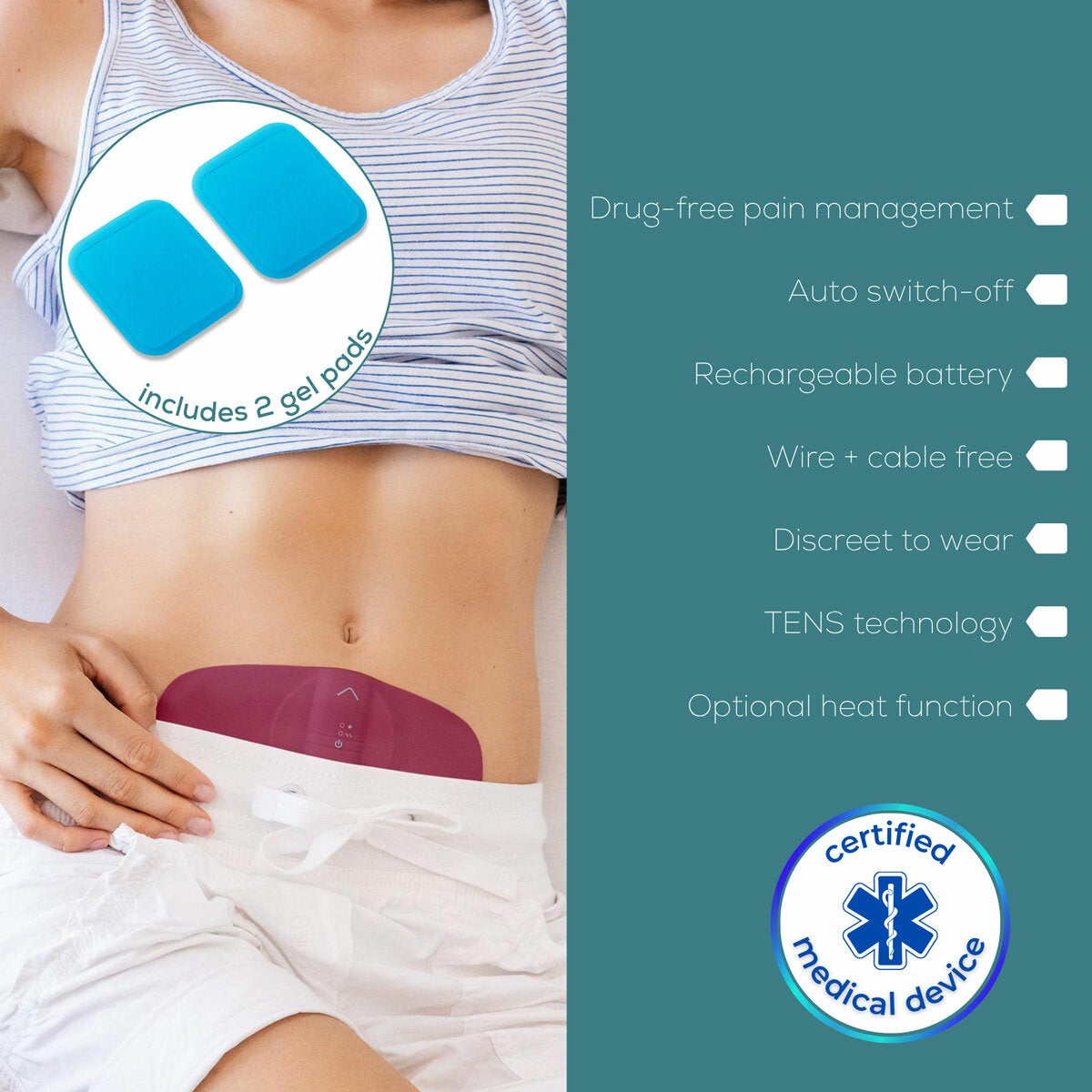 Beurer EM50 menstrual pain relief device - British product