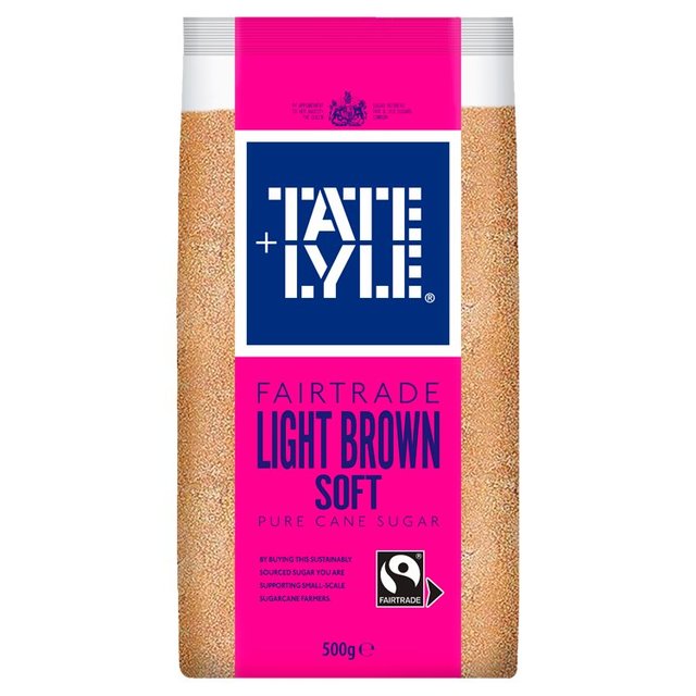 Tate & Lyle Fairtrade Light Soft Brown Sugar   500g