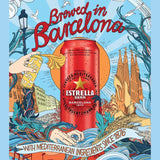 Estrella Damm Premium Lager Beer Cans   10 x 330ml GOODS M&S   