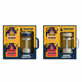 TrueStart coffee cafetiere set with ground coffee 1L 400g, UK version