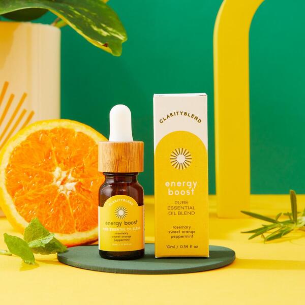 Clarity Blend Energy Boost essential oil diffuser blend 10ml (British brand)