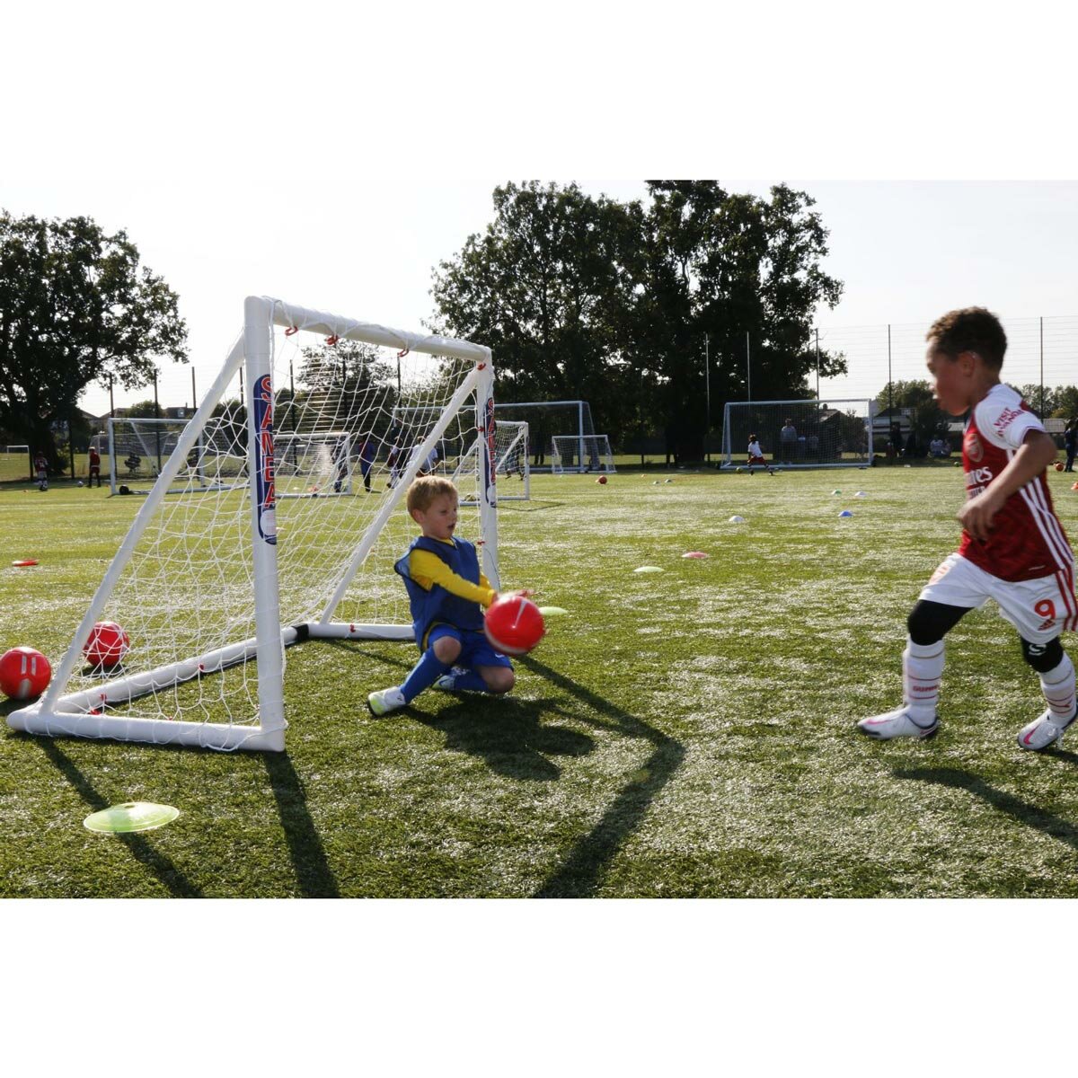 Samba 6x4 trainer football goal, imported from the UK