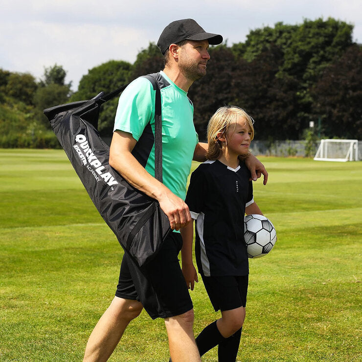 Quickplay Kickster portable football training set 8x5ft, imported from the UK