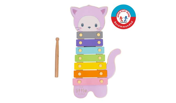 Our Little World Wooden Sensory Cat Xylophone