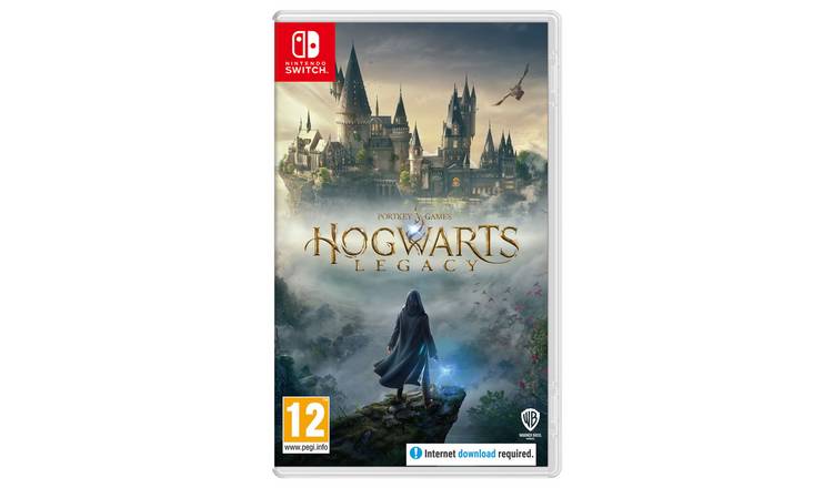 Hogwarts Legacy Nintendo Switch game cover, UK version