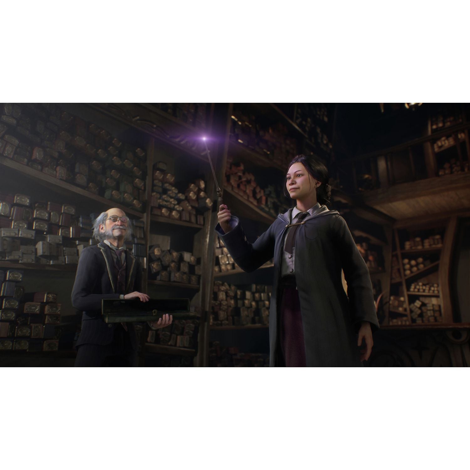 Hogwarts Legacy Nintendo Switch game cover, UK version