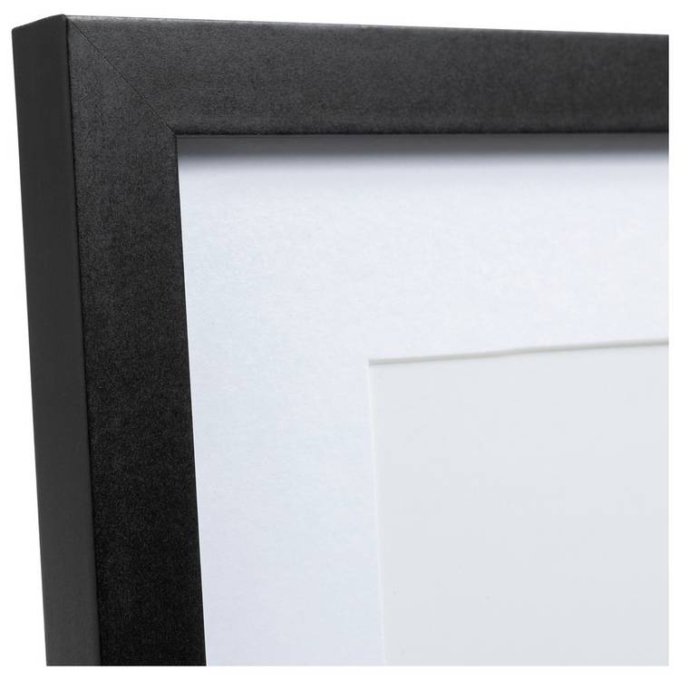 Habitat set of 3 black picture frames 17x17cm (British brand)