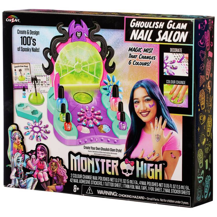 Monster High Ghoulish Glam Nail Salon kit - British product