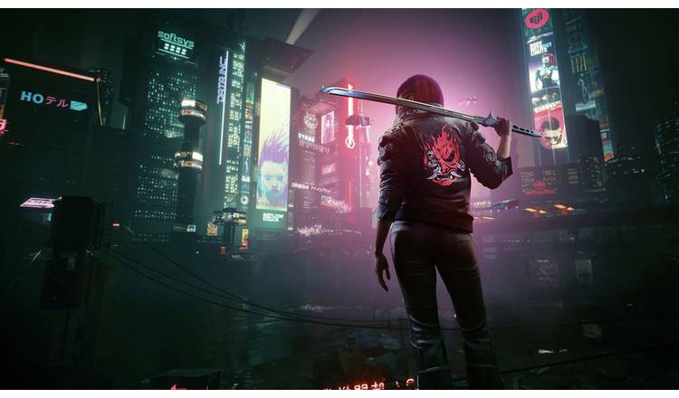 Cyberpunk 2077 Ultimate Edition PS5 game disc (British brand)