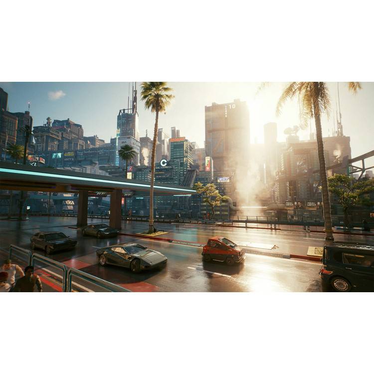 Cyberpunk 2077 Ultimate Edition PS5 game disc (British brand)