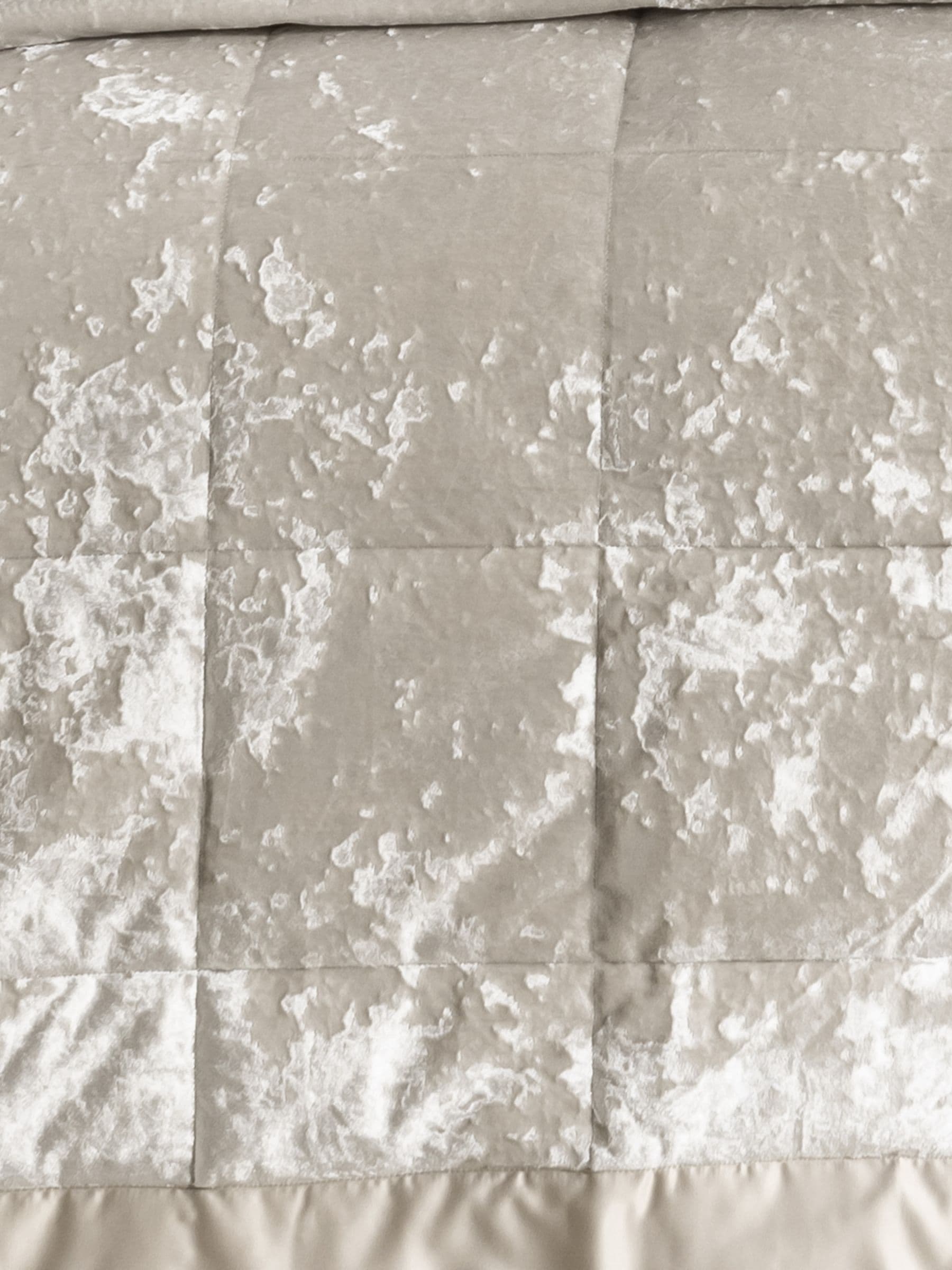 Catherine Lansfield Natural Crushed Bedspread
