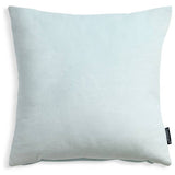 Habitat velvet cushion light blue 43x43cm, imported from the UK