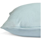 Habitat velvet cushion light blue 43x43cm, imported from the UK