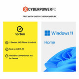 CyberPower white gaming desktop with Ryzen 5 and RTX 5060 (British brand)