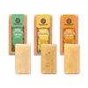 Mini hand and body soap bar trio 40g each - British product