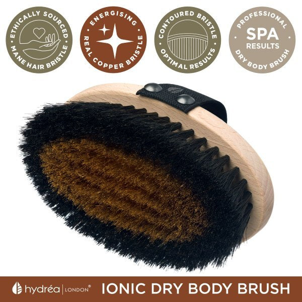 Hydrea London Ionic Copper Glow Dry Body Brush