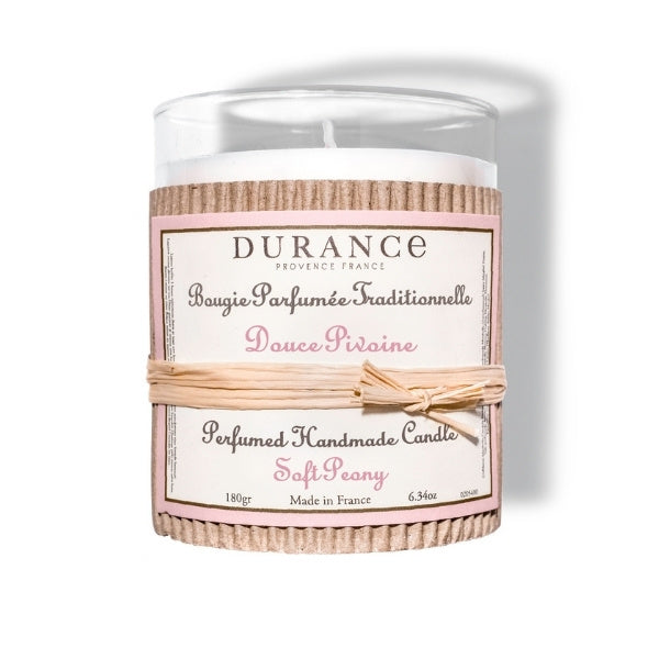 Durance handmade candle Soft Peony 180g (British brand)