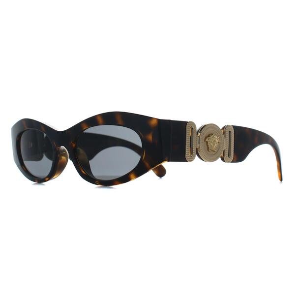 Versace VE4480U sunglasses brown havana dark grey, UK version