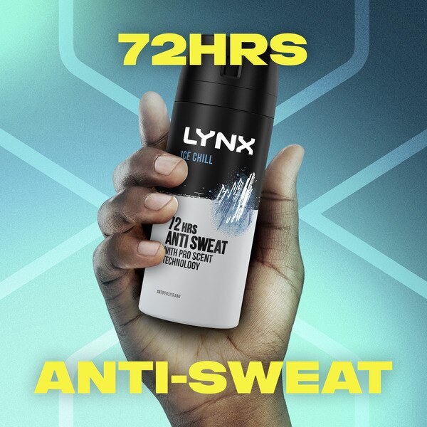 Lynx Anti-Perspirant Deodorant Spray Aerosol Ice Chill 150ml GOODS Superdrug   