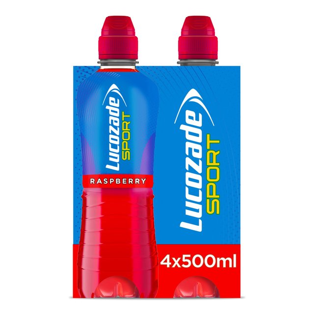 Lucozade Sport Drink Raspberry   4 x 500ml