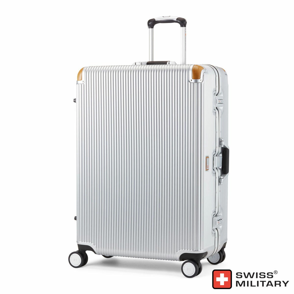 Swiss Military 75.5cm Large Hardside Case in Silver