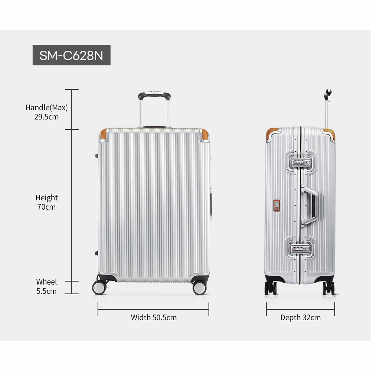 Swiss Military hardside case 75.5cm, UK version