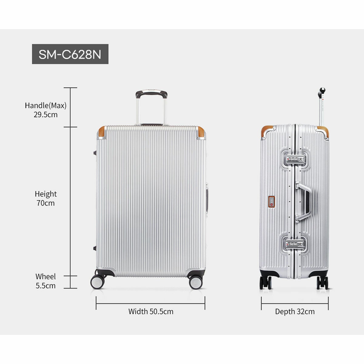 Swiss Military hardside case 75.5cm, UK version