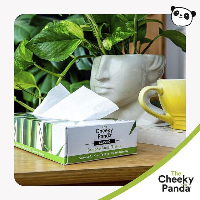 Cheeky Panda Natural Bamboo Facial Tissue   80 per pack GOODS M&S   