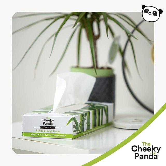 Cheeky Panda Natural Bamboo Facial Tissue   80 per pack GOODS M&S   