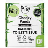 Cheeky Panda Natural Bamboo Toilet Tissue   9 per pack GOODS M&S   