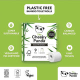 Cheeky Panda Natural Bamboo Toilet Tissue   9 per pack GOODS M&S   