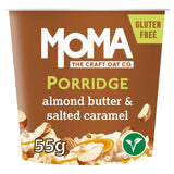 MOMA Almond Butter & Salted Caramel Jumbo Oat Porridge Pot Gluten Free   55g GOODS M&S   