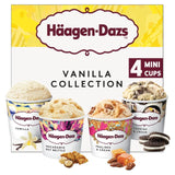 Haagen-Dazs Vanilla Collection Mini Cups Ice Cream    4 x 95ml GOODS M&S   