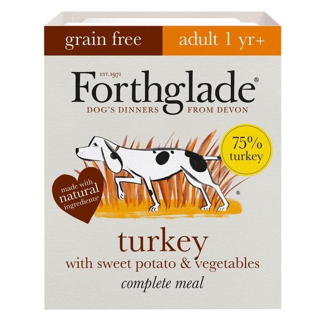 Forthglade Complete Adult Turkey Sweet Potato & Veg Grain Free   395g GOODS M&S   