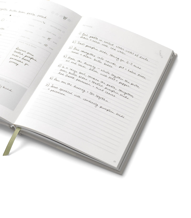 Papier Ceramic A5 Recipe Book, imported from the UK