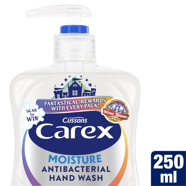 Carex Moisture Antibacterial Handwash   250ml