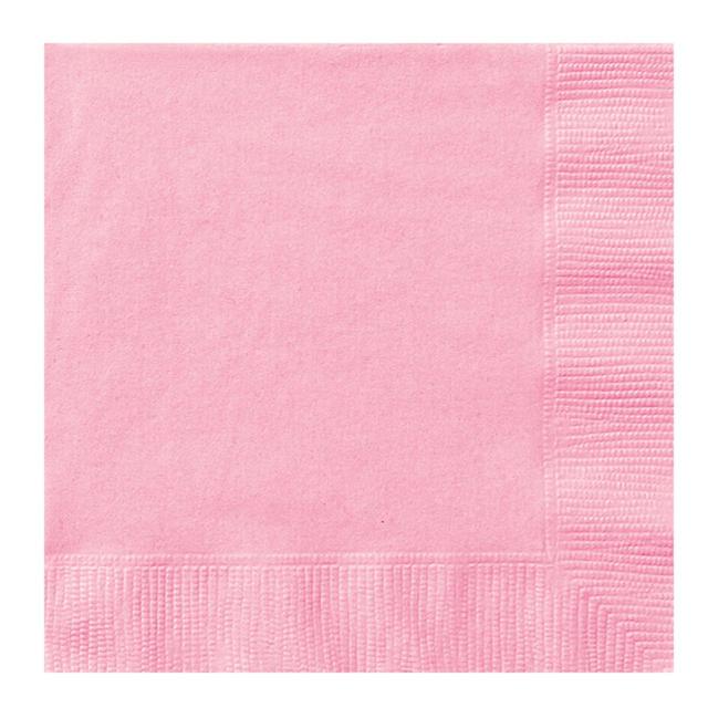 Baby Pink 2 Ply Paper Party Napkins   20 per pack GOODS M&S   