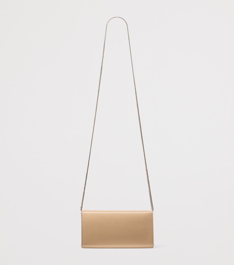 Jimmy Choo Emmie patent leather clutch bag, UK version