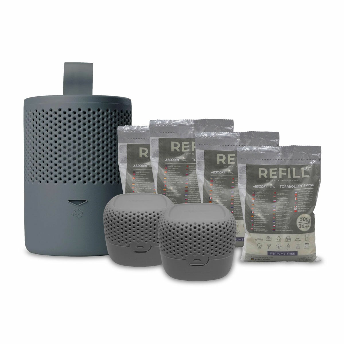 Vybra Absodry Moisture Absorber Bundle in 2 Colours with Refills
