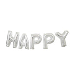 Silver Happy Birthday Balloon Banner Kit GOODS M&S   