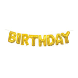 Gold Happy Birthday Balloon Banner Kit GOODS M&S   