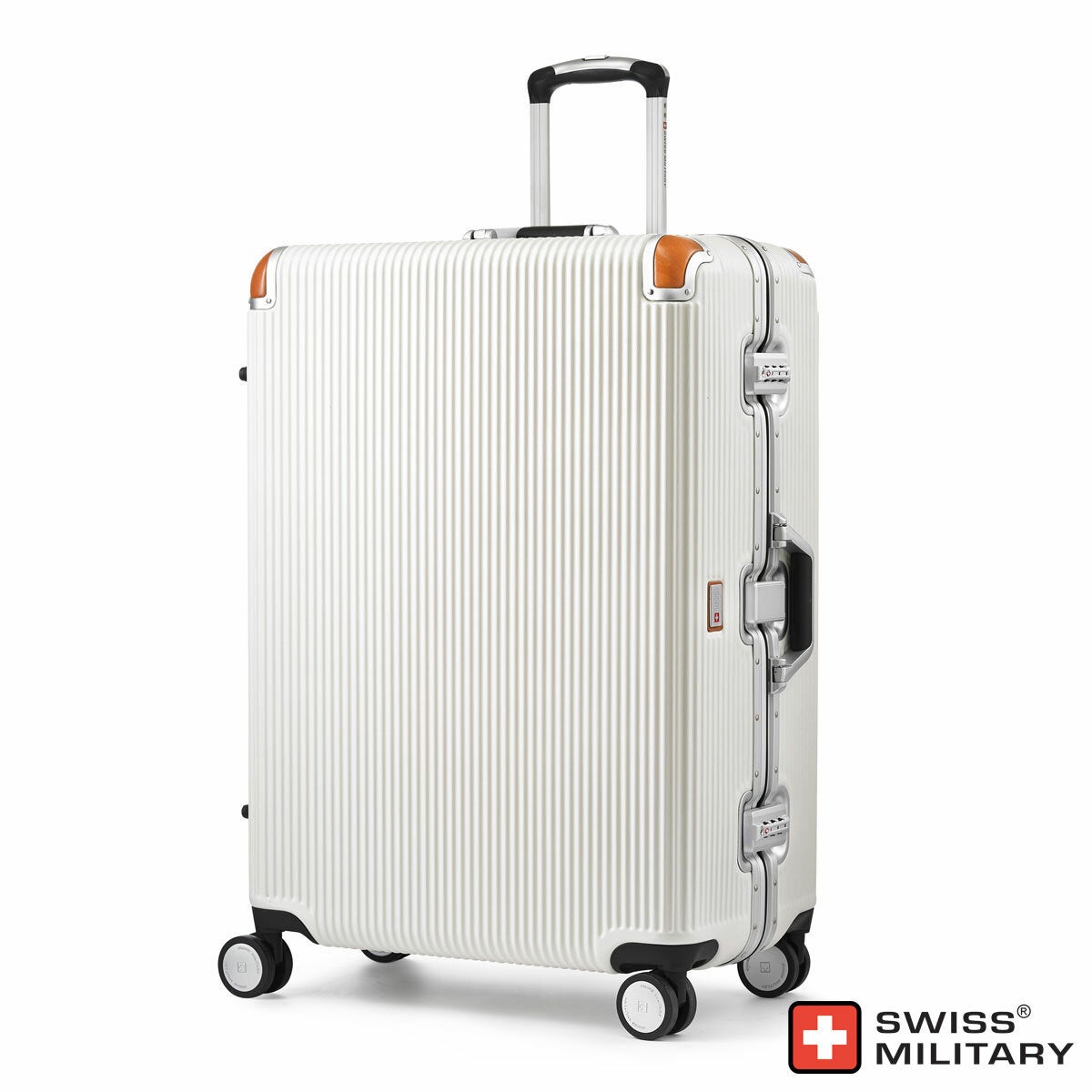 Swiss Military 75.5cm Large Hardside Case in White